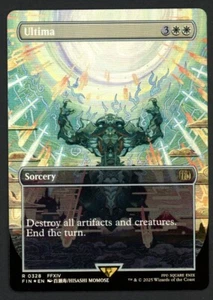 ***FOIL Borderless Ultima*** MTG Final Fantasy Kid Icarus - Picture 1 of 2