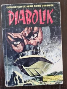 DIABOLIK N°7 publié en 1970 " Frisson mortel " (2eme série) - Imagen 1 de 2