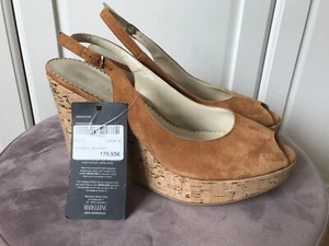 **Madeleine** Damen Schuhe Sommer Sandaletten Keilabsatz braun Gr. 41 Neu!!!! - Bild 1 von 6