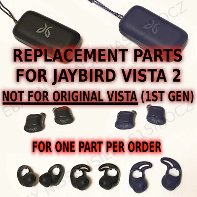 1X UNA PIEZA DE REPUESTO - Para Jaybird Vista 2 Auriculares Inalámbricos Verdaderos Ear Wings Foto 1 de 3
