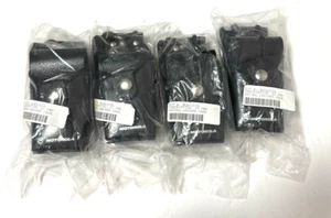 Lot of 4 Motorola Leather Swivel HLN9323A Holster Carry Case - Picture 1 of 5