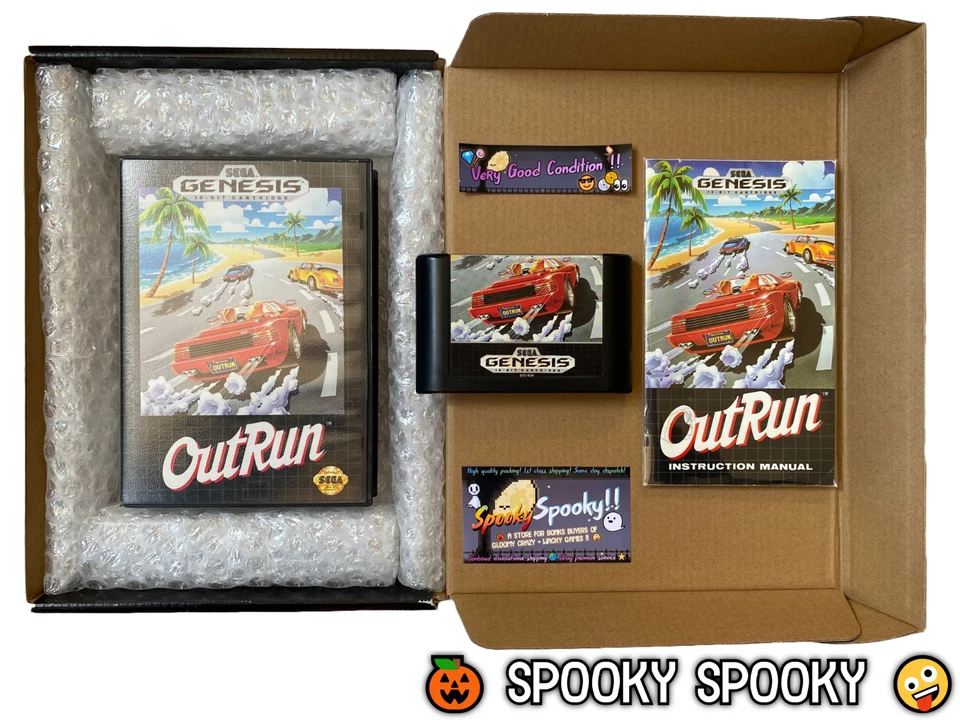 OutRun Sega Genesis - NTSC-U/C USA VGC CIB - High Quality Packing - Tracked - Image 1 of 4