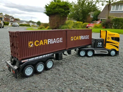 Europe Container Felixstowe Lorry Truck 2.4GZ Radio Remote Control Car 44cmL  - Image 1 of 4