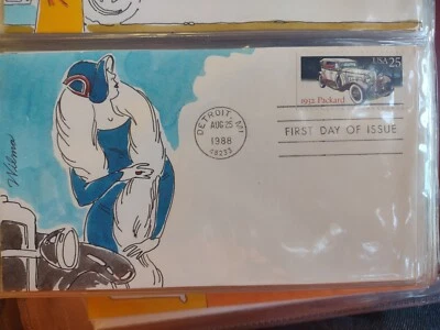 FDC Hand Painted By Wilma Set of 5 - Image 1 of 4