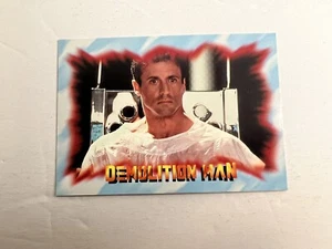 Prototipo promocional de tarjetas coleccionables Demolition Man #S1 1993 Sylvester Stallone - Imagen 1 de 4
