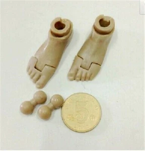 Modelo de conector de pie 1:6 pies desnudos ajuste HT DAM TC 12 pulgadas cuerpo figura de soldado macho - Imagen 1 de 6