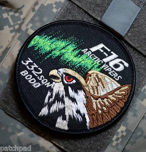 F16 FIGHTING FALCON vêlkrö SWIRL RNoAF 332 SQN Arctic Vipers at Bodø Air Station - Picture 1 of 12