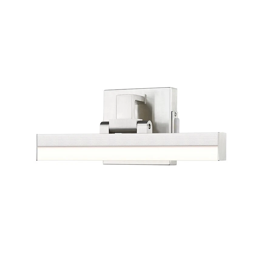 Z-Lite Liam 1 Light 13" Vanity, Brushed Nickel/Frosted - 1009-13W-BN-LED - Image 1 of 1