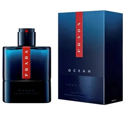 Prada Luna Rossa Ocean 100ml Mens EDT 100% Genuine Brand New - image 1 of 2