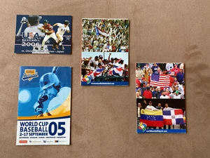 Set 4 Dif BASEBALL Internationaler Turnierplan 2005 WM 2009 Klassiker - Bild 1 von 2