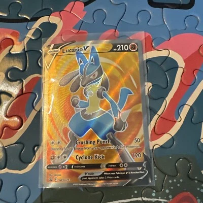 Lucario V SWSH213 SWSH: Sword & Shield Promo Cards Holo - Image 1 of 2