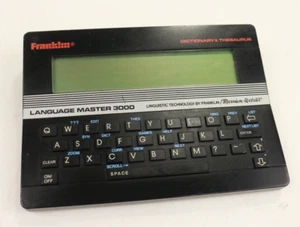 Franklin Language Master 3000 Electronic Dictionary Thesaurus Marriam-Webster - Picture 1 of 5