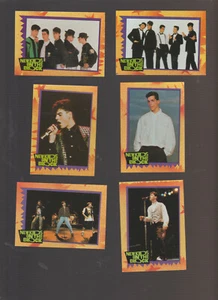 Lot of 6 New Kids on the Block trading cards Published 1989 - Picture 1 of 2