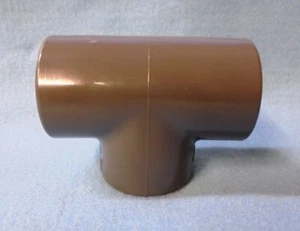 SPEARS PVC TEE, 805-010, 1IN, GRAY - Picture 1 of 6