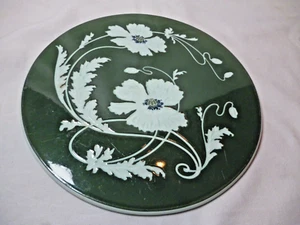 V&B Villeroy & Boch Dresden Jugendstil Platte Wandfliese Mohnblüten Relief - Picture 1 of 7