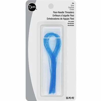 Paquete Dritz de 35 enhebradoras de aguja flexible - para agujas manuales y de máquina  Foto 1 de 2