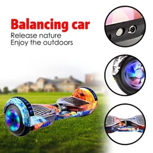 6.5inch Electric Hoverboard Bluetooth Speaker LED Self Balancing Scooter UL 60cm - Picture 1 of 9
