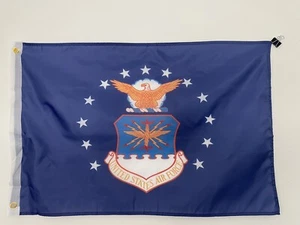 2 x 3 Ft 2' x 3' United States Air Force Flag Banner 2 Grommets Z17 - Picture 1 of 1