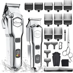 Profi Haarschneidemaschine Men Bartrimmer Rasierer Edelstahl Akku - Bild 1 von 2