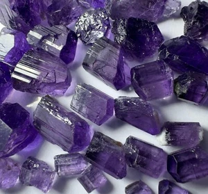 212 ct Extraordinary Violet Purple Scapolithe Clean Transparent Crystal Lot @ AFG - Bild 1 von 24