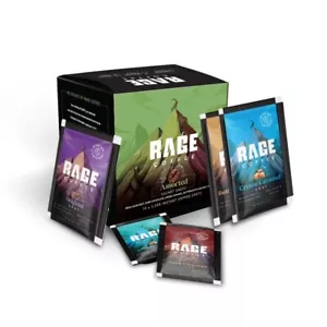 RAGE COFFEE 10 X Instant Kaffee Beutel 2 Beutel Jedem X 5 Verschiedene Aromen - Bild 1 von 9
