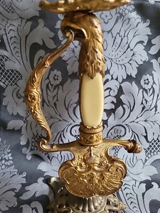 Alter kaiserlicher Kerzenständer aus dem Staatsbeamtendegen des Kaisers vor 1900 - Bild 1 von 24