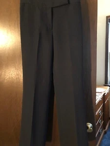 Navy Blue Lined Dress Pants Size 4 - No Brand Tag - Picture 1 of 4