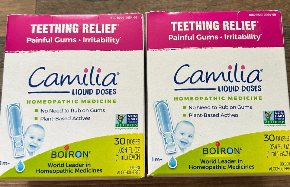 Gotas para dentición Boiron Camilia - 2 cajas Foto 1 de 1