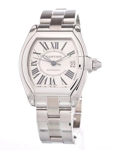 Reloj Cartier Roadster Acero Inoxidable Automático Reparado En Caja W62025V3 2510 - Imagen 1 de 24