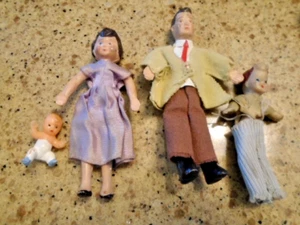 Lote Casa Muñecas Familia Años 50 (4) - Imagen 1 de 4