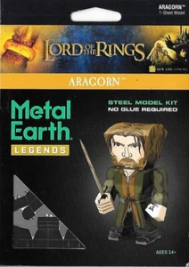 Fascinations Metal Earth Legends Lord of The Rings ARAGORN 3D Model Kit MEM073 - Picture 1 of 3