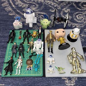 One Of A Kind Collection of 25 Vintage To Current Kenner Star Wars Figures
