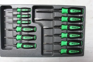 SNAP-ON SGDX120BG SCHRAUBENDREHER 12-TEILIGES SET SCHÖNER ZUSTAND - Bild 1 von 5