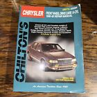 Chilton's 20384 Chrysler Front Wheel Drive Cars 6 Cylinder 1988-95 Repair Manual