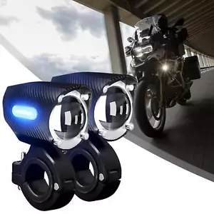 2x Motorcycle Truck LED Spot Light Auxiliary Headlight Driving Fog Lamp 18000LM - Picture 1 of 12