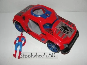 Figura de acción Spiderman Off Road Striker vehículo Hasbro 2010 Marvel Spider Buggy - Imagen 1 de 3