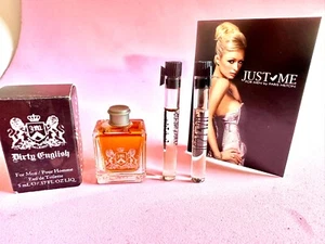 JUICY COUTURE DIRTY ENGLISH EAU DE TOILETTE COLOGNE PARIS HILTON JUST ME  MEN - Picture 1 of 1
