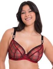 Curvy Kate Lifestyle Print Bra Plunge Underwired Sheer Womens Lingerie CK5711