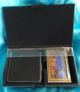 Leeds San Manuel Indian Bingo & Casino Black Box Coasters & Playing Cards RARE - Picture 1 of 12