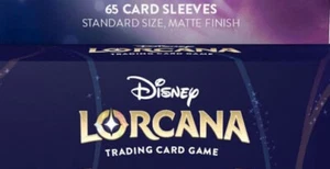 DISNEY LORCANA TCG CARD SLEEVES (65PK) – YOU CHOOSE – FREE UK P&P - Picture 1 of 25