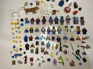 Lego Minifigure Lot Weapons and Animals Lot Minecraft Castle Shark Star Wars - Picture 1 of 15