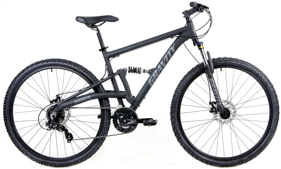 FSX29 LTD Full Suspension Mountain Bike 15in Frame Matte Black 21 Speed - Image 1 of 1