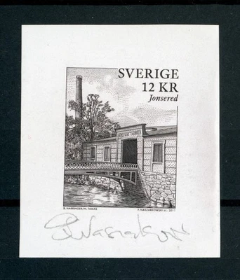 2011 Sweden Stamps RARE PROOF engraved & signed by Naszarkowski (Polish) #A1954 - Изображение 1 из 2