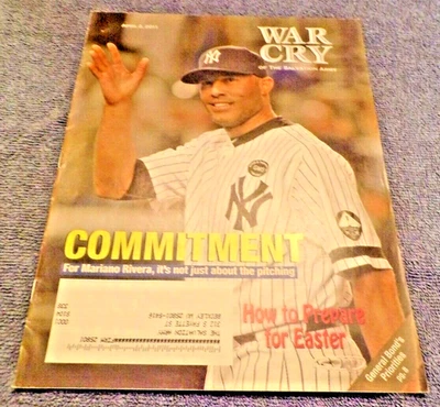 2 апреля 2011 Salvation Army War Cry журнал-Мариано Ривера-NY Yankees-tough - Изображение 1 из 4