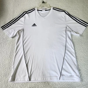 Adidas Climalite Mens XL Soccer Jersey Activewear T-Shirt Athletic Running Top - Picture 1 of 16
