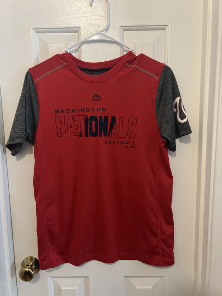 Washington Nationals Shirt Youth Large 14-16 - Image 1 of 3