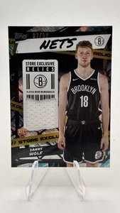 2025-26 Topps - Store Exclusive Danny Wolf #SR-DW Shimmer /99 (MEM, RC) - Picture 1 of 2