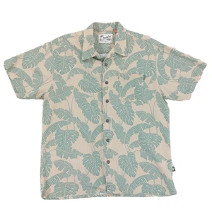 Howler Brothers Monoloha Hawaii Camp Hemd Herren Large, Monstera Leaf Huckberry - Bild 1 von 12