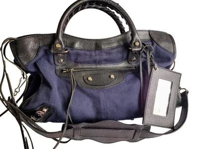 Auténtico bolso de ciudad de mezclilla Balenciaga Foto 1 de 4