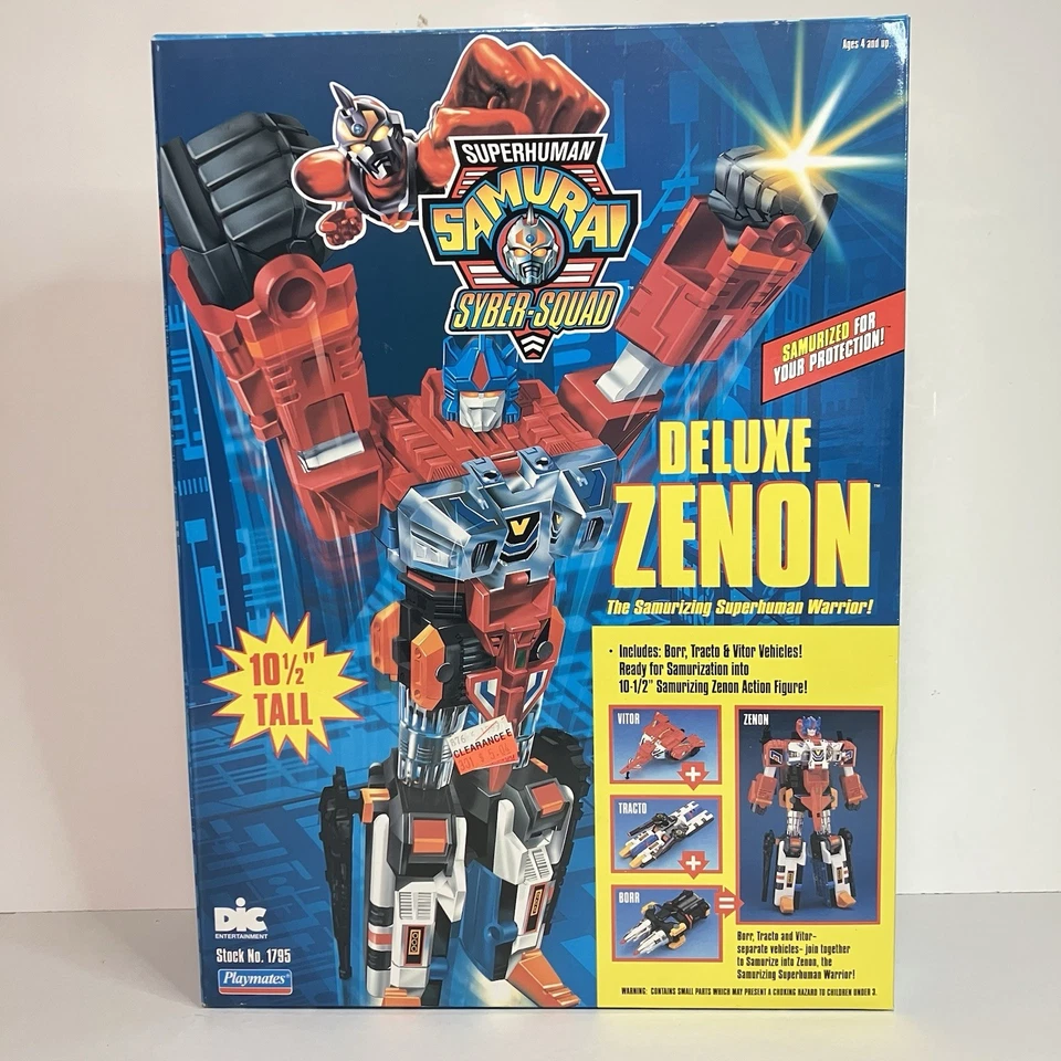 Superhuman Samurai Syber Squad 1994 Deluxe Zenon NIB Playmates - Image 1 of 4